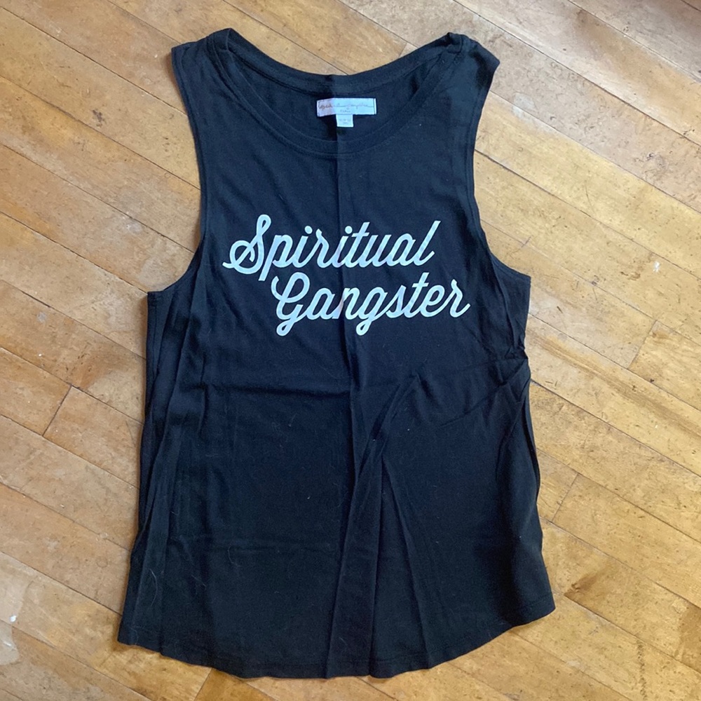 Spiritual Gangster logo tank